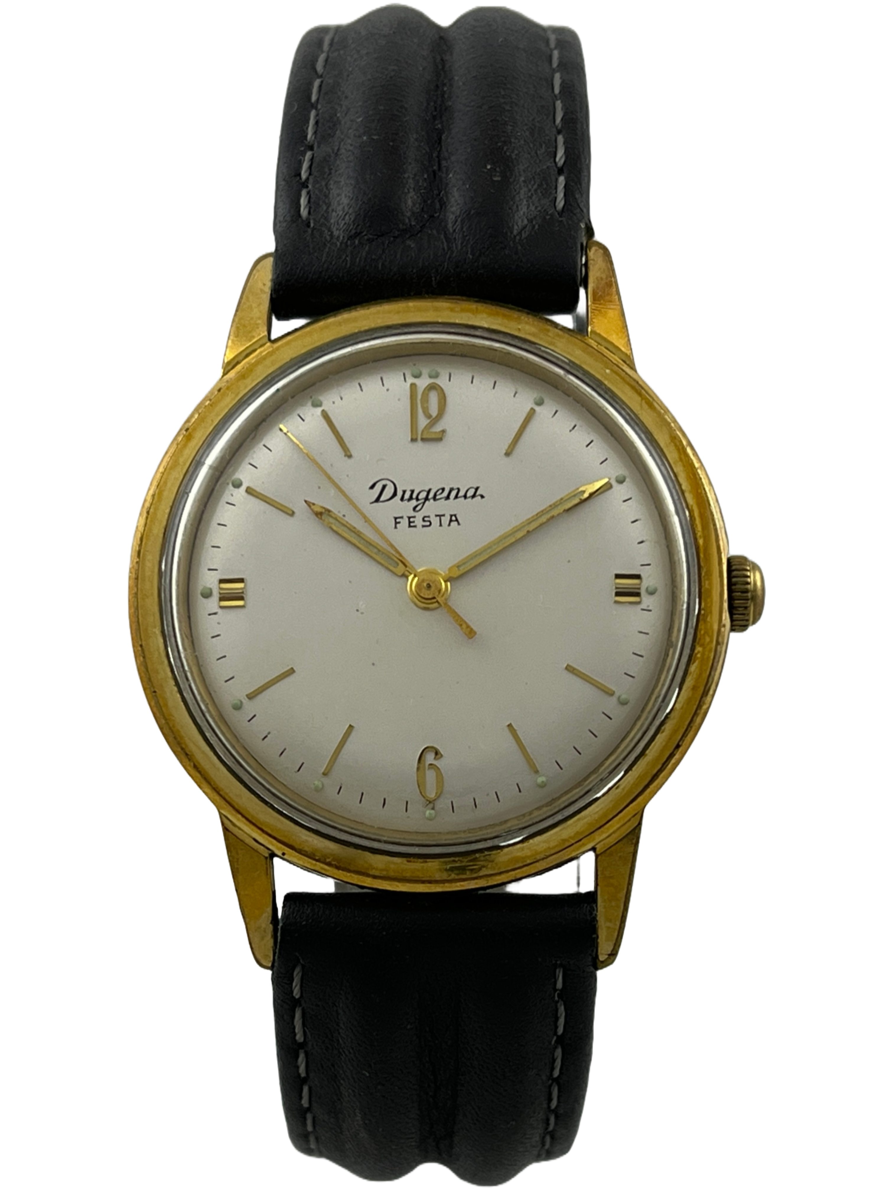 Dugena Festa hand-wound with luminous hands buy online – Classy