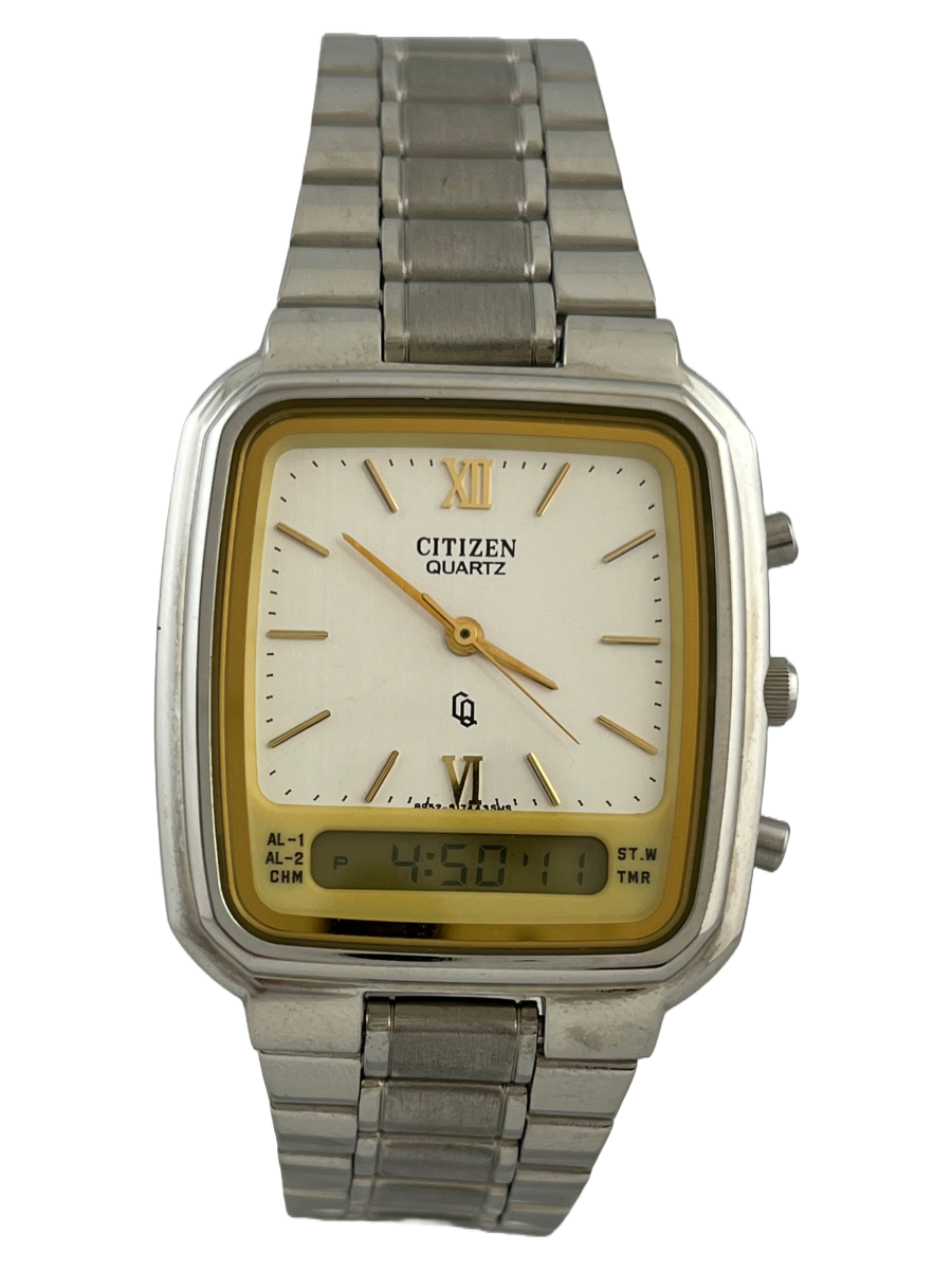 Vintage citizen analog digital watch hotsell
