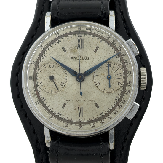 Angelus Handaufzug Flieger Chronograph Kal. 210