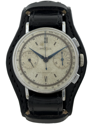 Angelus Handaufzug Flieger Chronograph Kal. 210