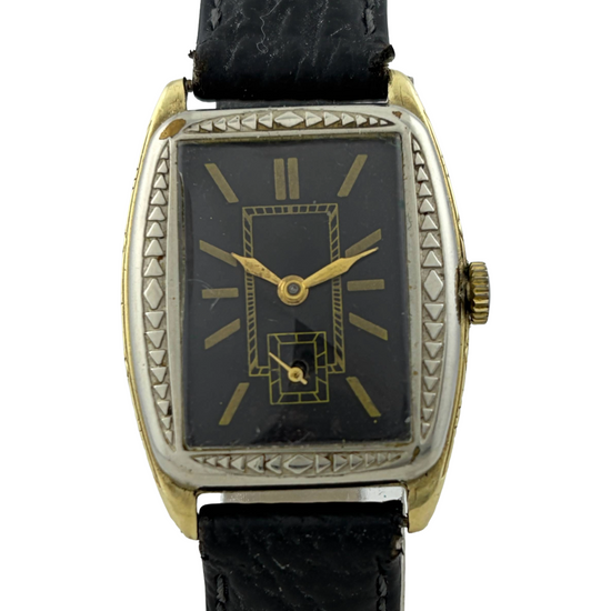 Art Deco Benrus Handaufzug mit verziertem Gehäuse