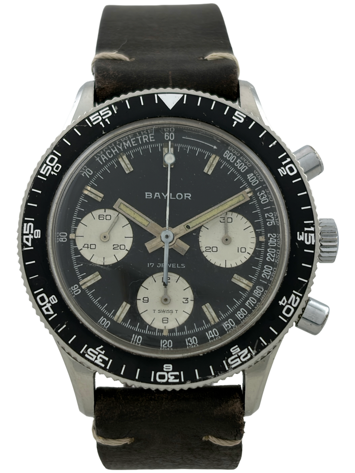 Baylor (Heuer) Handaufzug Chronograph Landeron 349