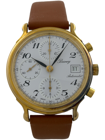 Berney Automatik Chronograph Valjoux 7750 mit Datum