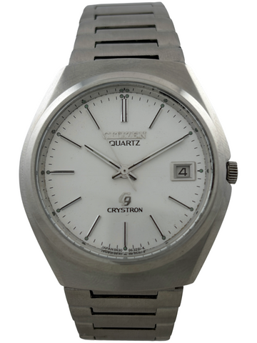 Citizen Crystron Quartz mit Datum und Originalband