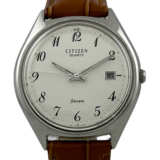 Citizen Seven Quartz mit Datum und Armband