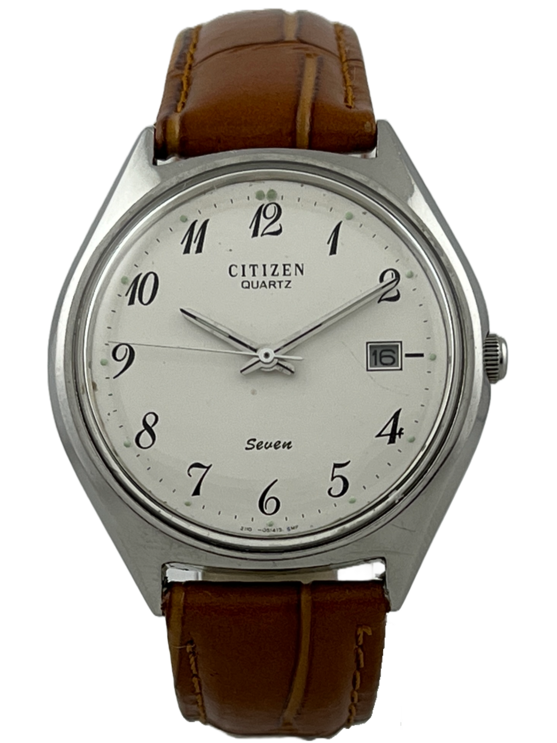 Citizen Seven Quartz mit Datum und Armband