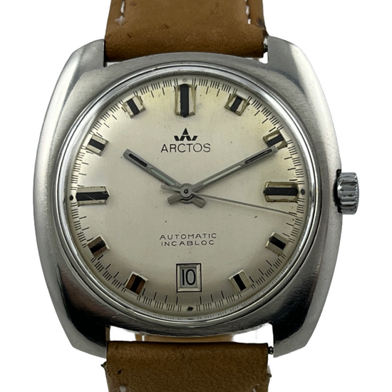 Arctos Automatic ETA 2783 mit Datum und Lederarmband