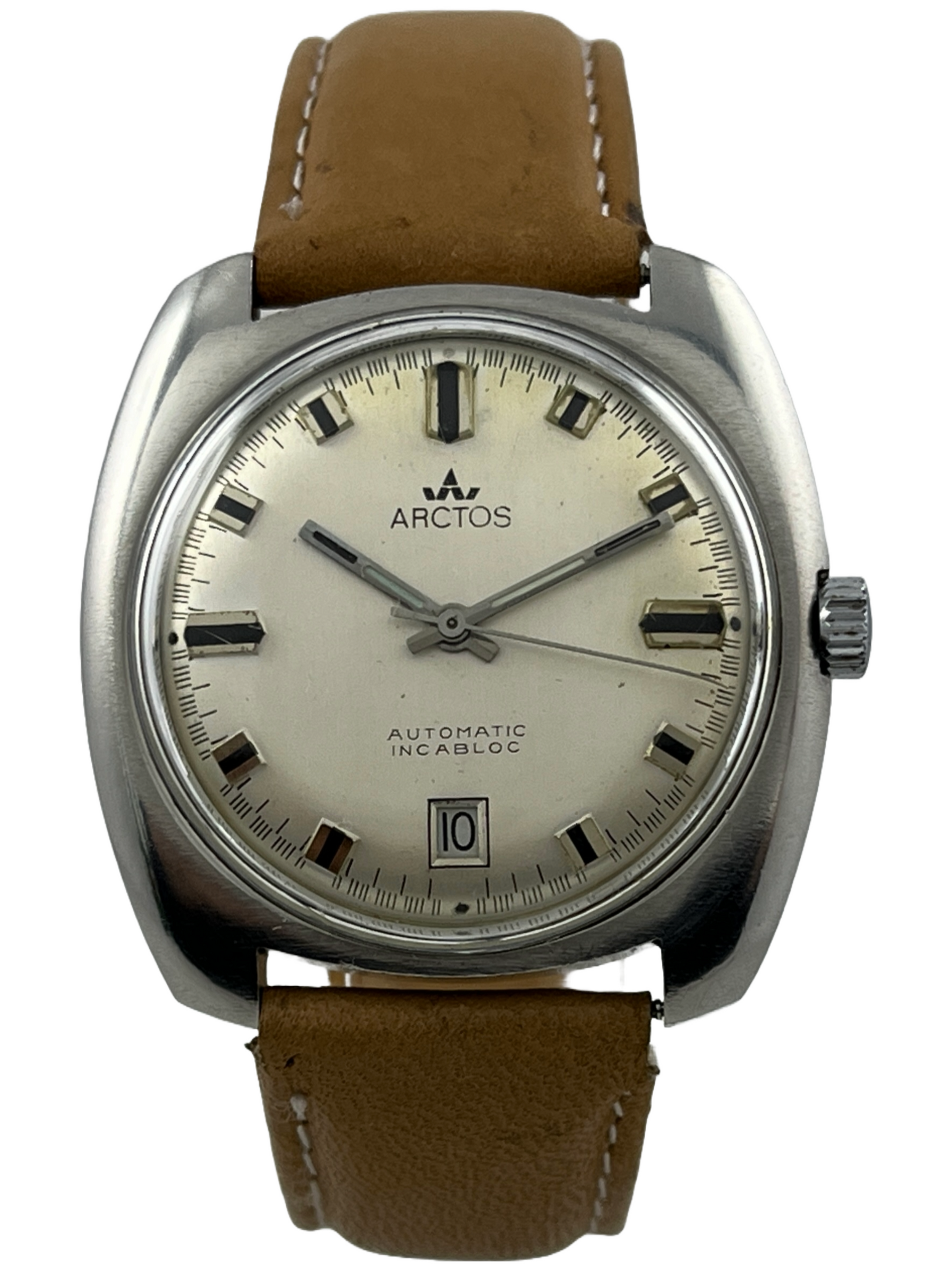 Arctos Automatic ETA 2783 mit Datum und Lederarmband