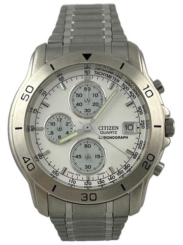 Citizen Quartz Chronograph mit Originalband und Datum