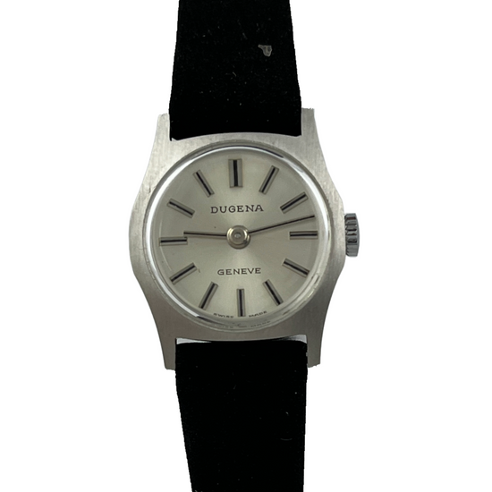 Vintage NOS Dugena Geneve Handaufzug mit Schild