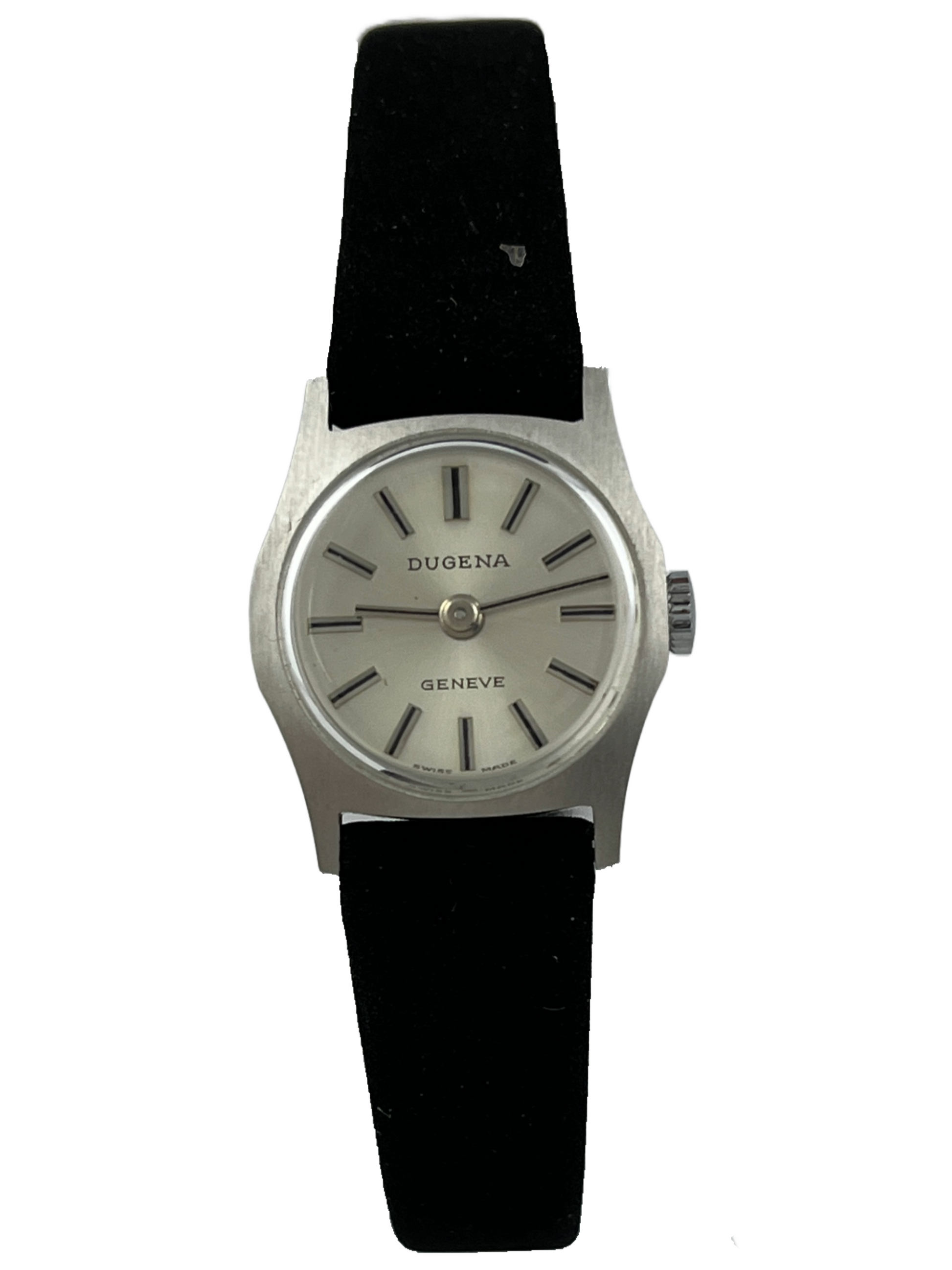 Vintage NOS Dugena Geneve Handaufzug mit Schild