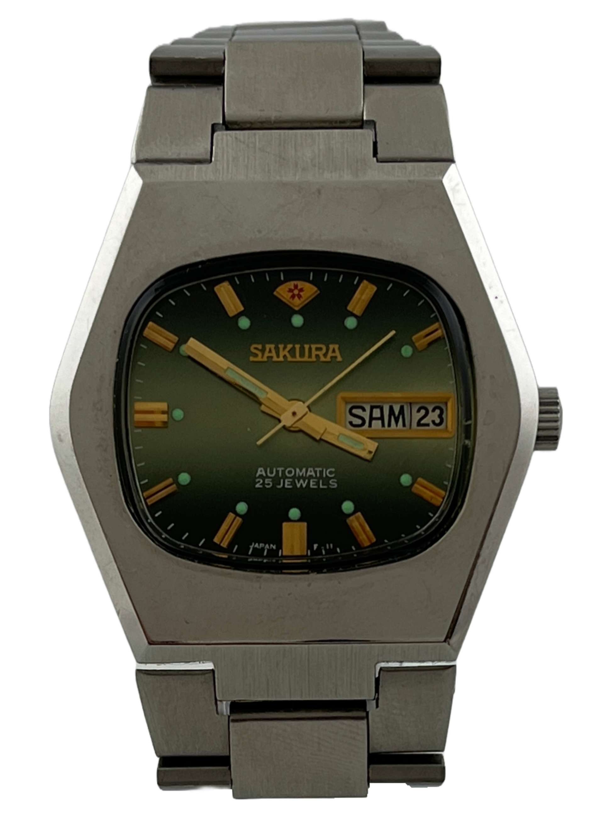 Sakura Automatic bicolor Durowe INT 7526/2 Day & Date