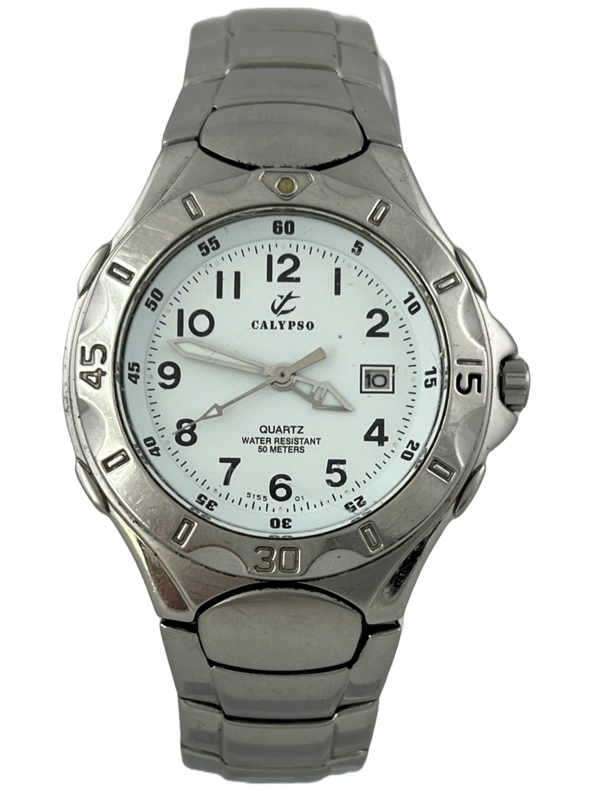 Taucher Calypso Quartz mit Originalband und Datum