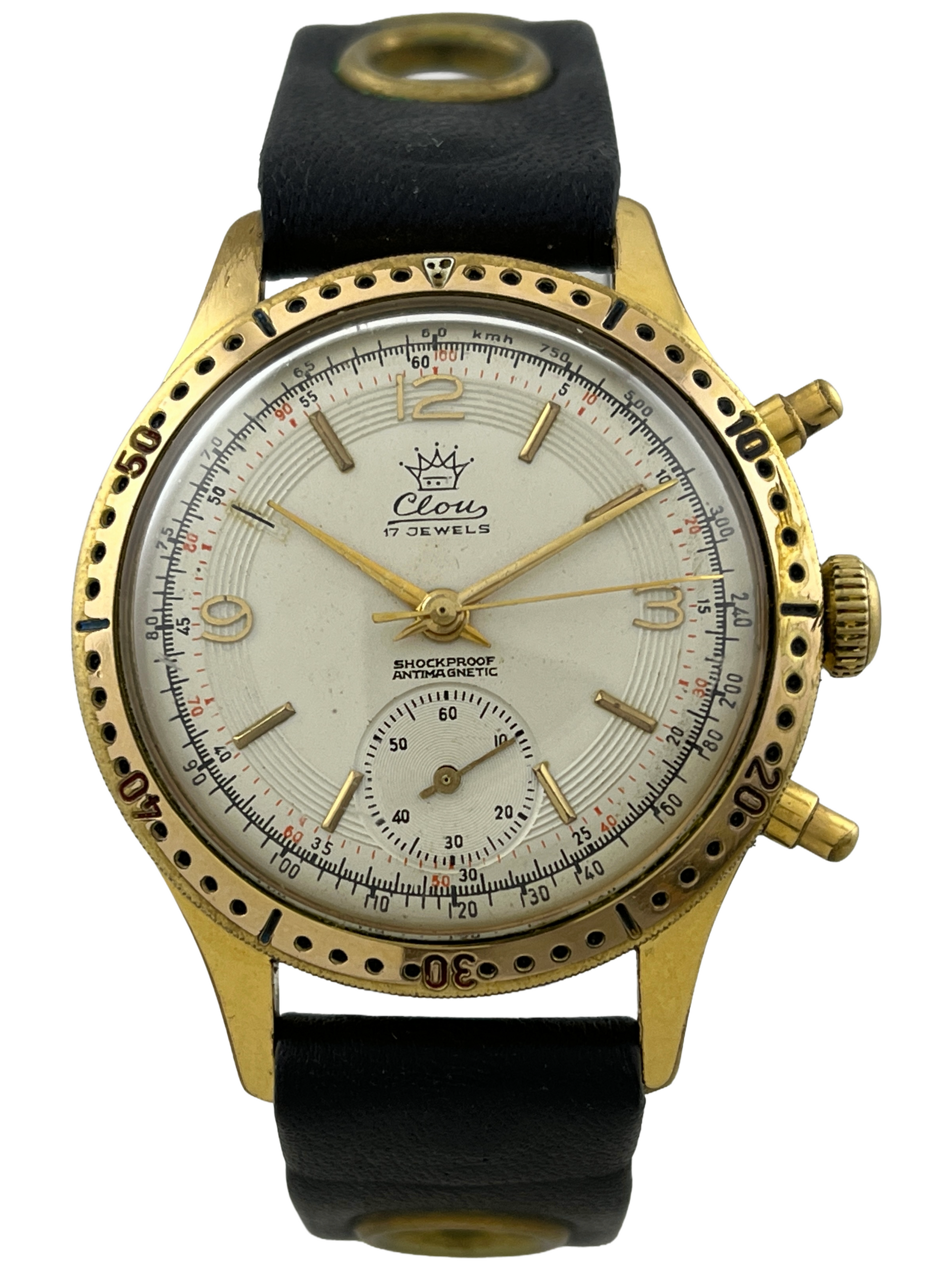 Clou Handaufzug Flyback Super-Chronograph Hanhart 120