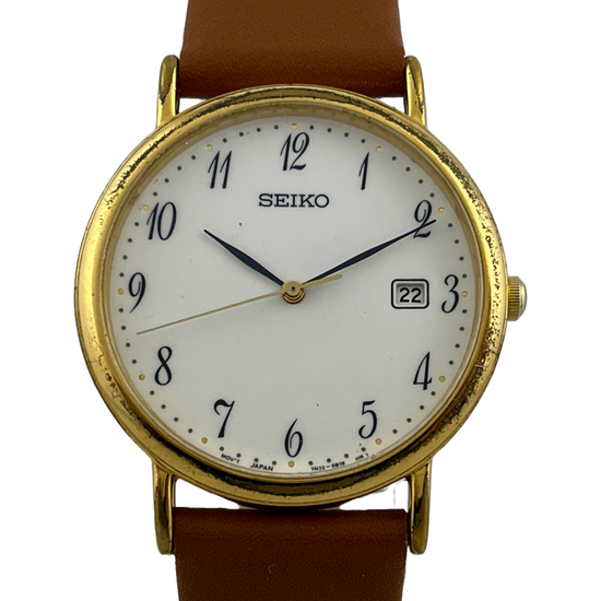 Dresswatch Seiko Quartz mit Datum