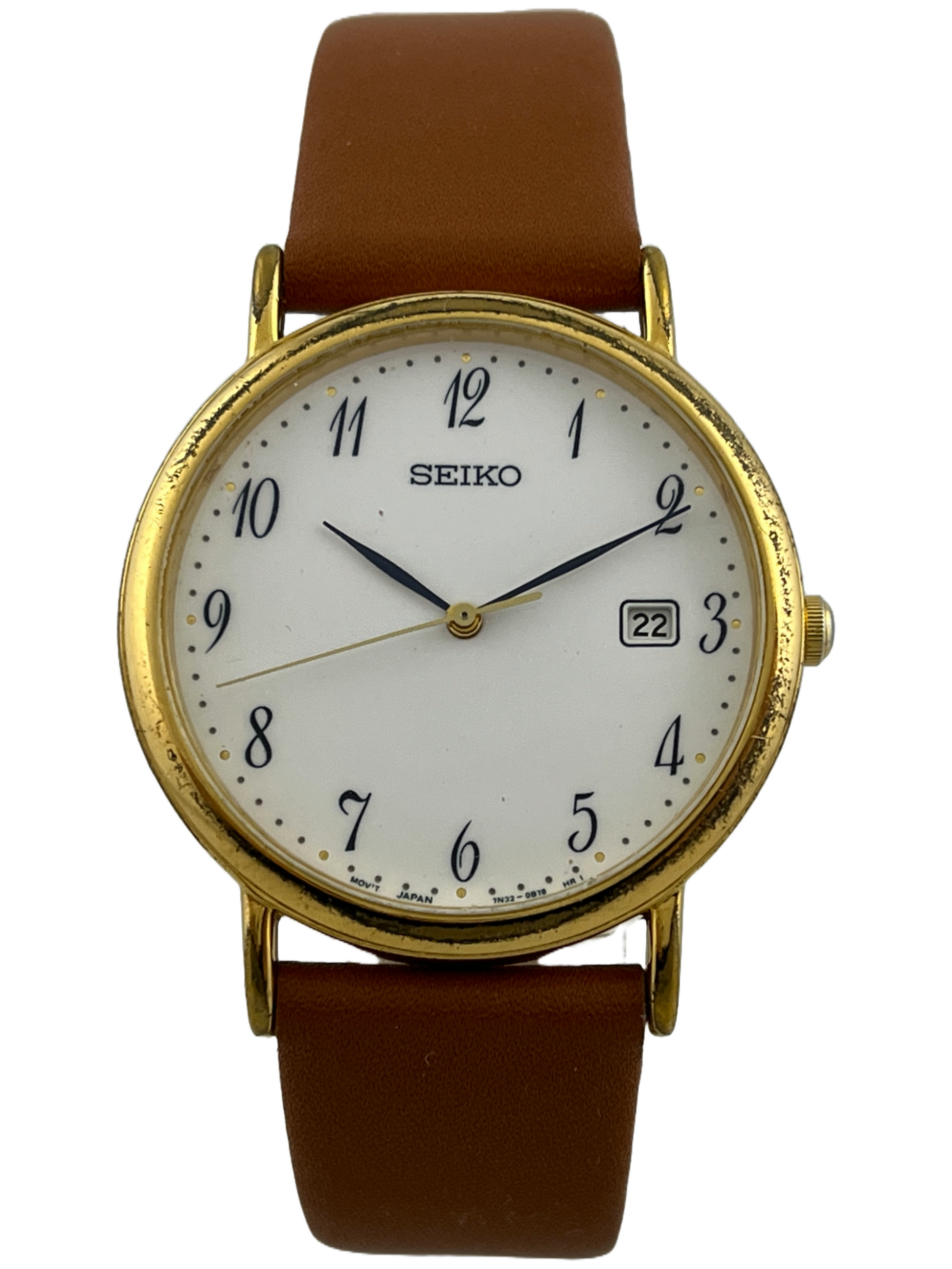 Dresswatch Seiko Quartz mit Datum