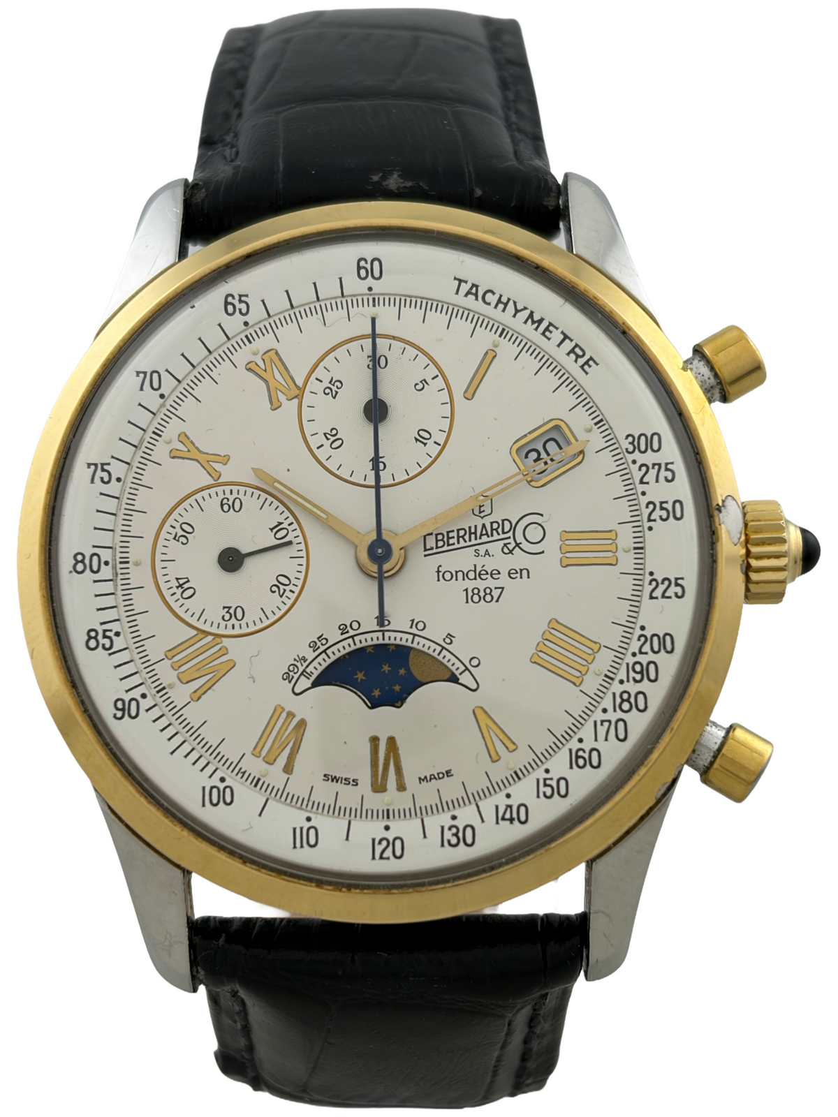 Eberhard & Co Edition Horlogere Suisse Handaufzug Chronograph