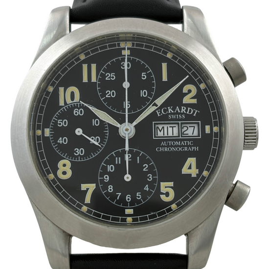 Eckardt Day & Date Automatik Chronograph Valjoux 7750