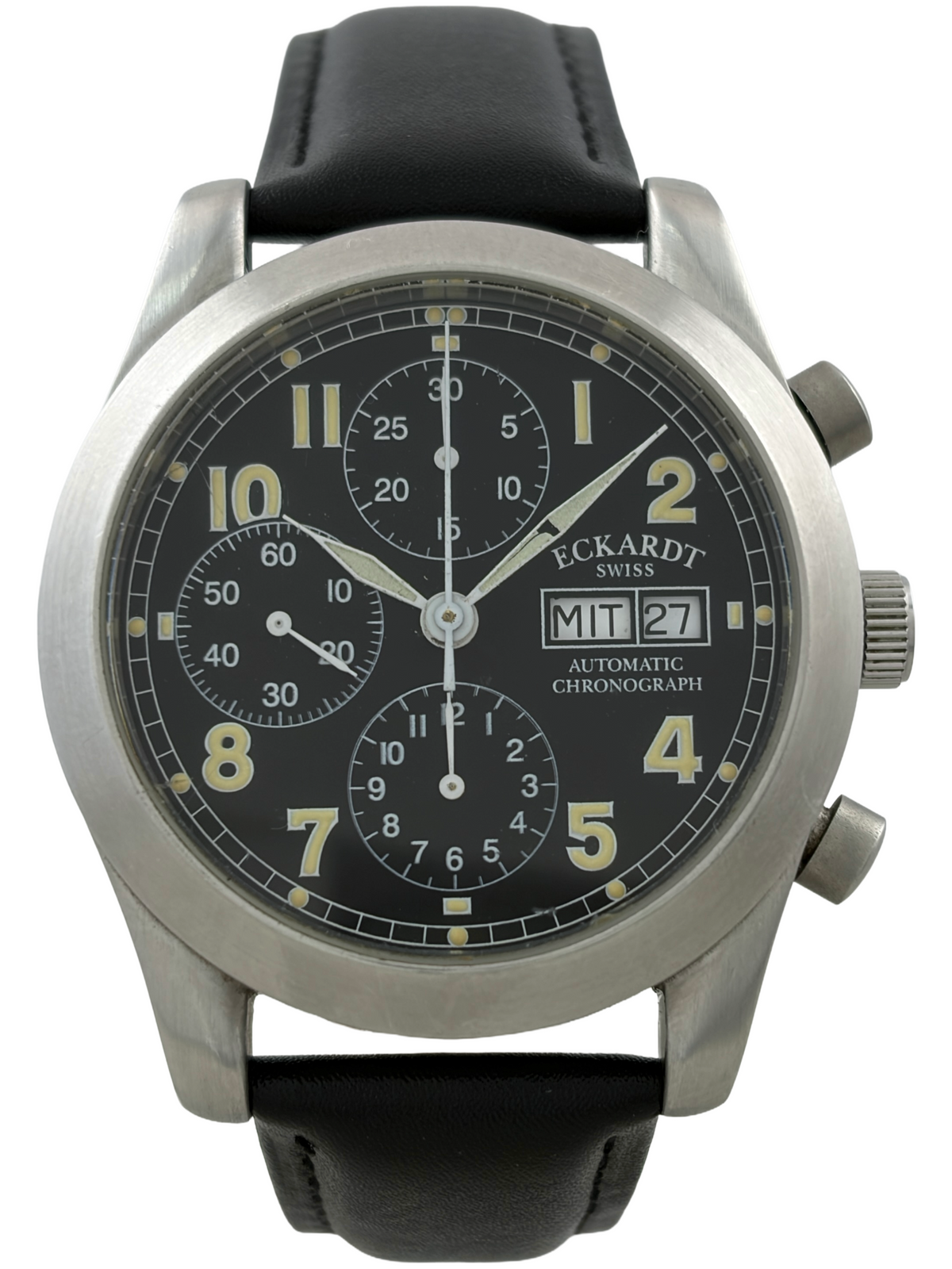 Eckardt Day & Date Automatik Chronograph Valjoux 7750