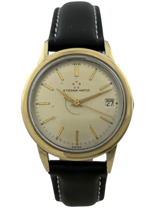 Eterna-Matic Automatic Kal. 1422U mit Goldlünette