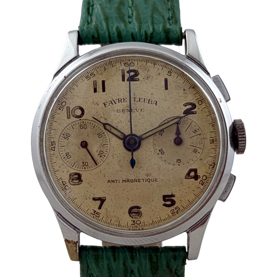 Favre Leuba Handaufzug Chronograph Landeron 148