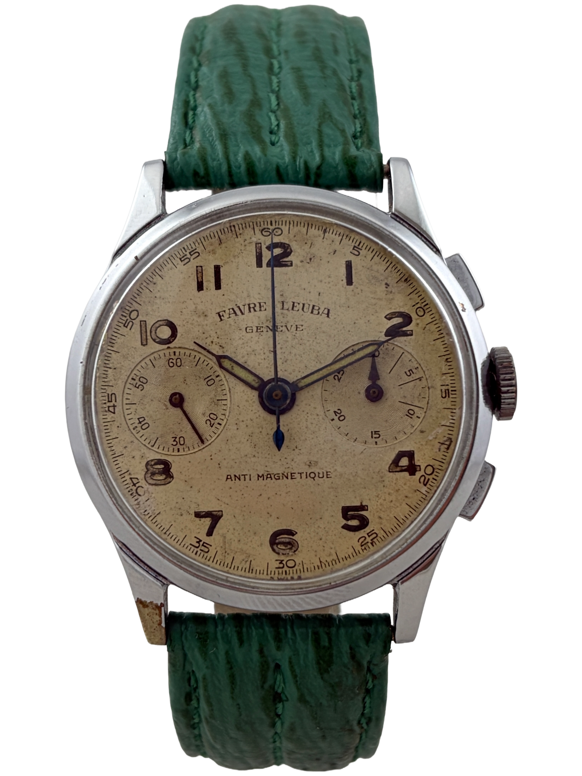Favre Leuba Handaufzug Chronograph Landeron 148