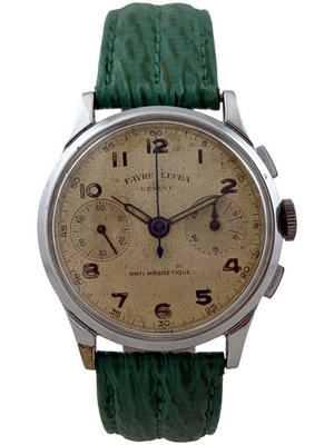 Favre Leuba Handaufzug Chronograph Landeron 148