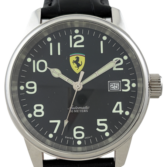 Ferrari Automatic ETA 2846 mit Datum und Glasboden