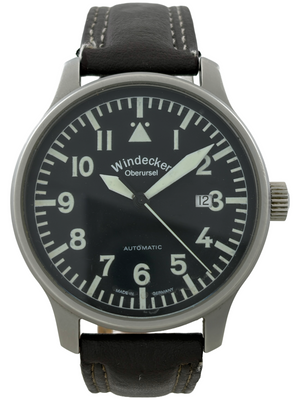 Reloj de aviador Windecker automático de 42 mm con movimiento ETA 2824-2 y fecha
