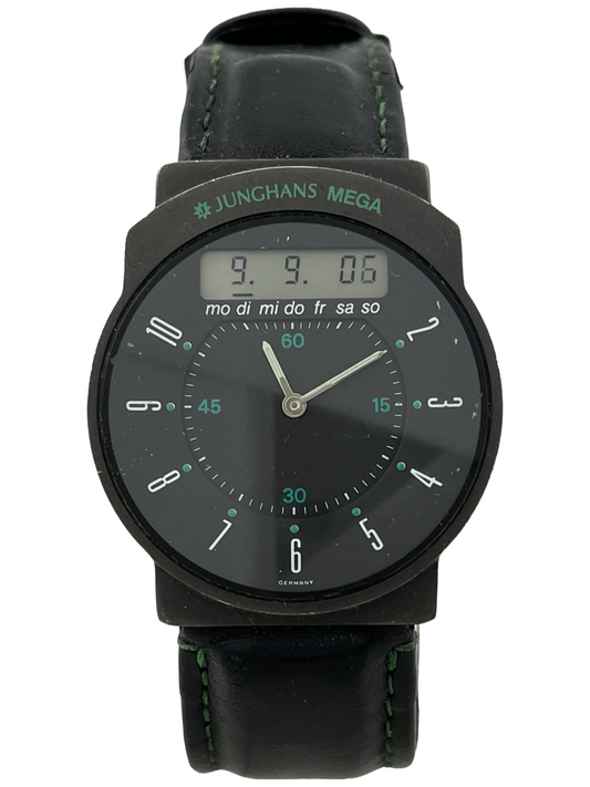 Funkuhr Junghans Mega Ana-Digi Quartz Day & Date