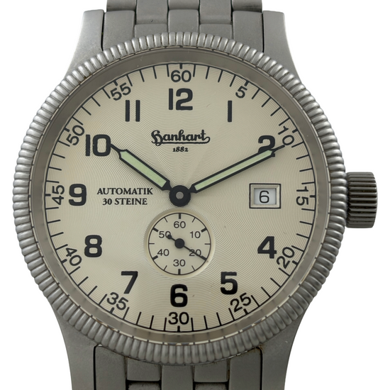 Hanhart Minos 750 Automatik 40mm ETA 2895-1 mit Box