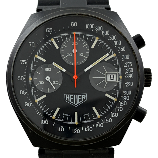 Heuer 13-1 Handaufzug PVD Chronograph Valjoux 7765