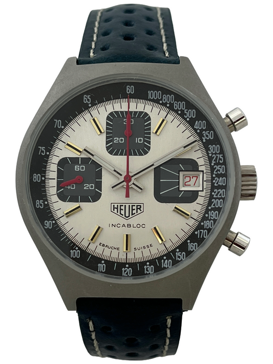 Heuer 1589B Handaufzug Chronograph Valjoux 7765