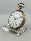Taschenuhr Handaufzug aus 0,800er Silber mit schönem Gehäuse