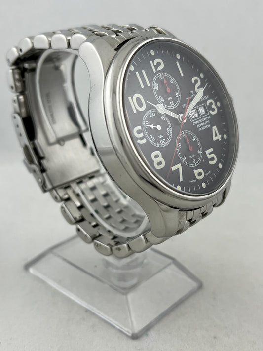 Zeno Watch Basel Big Pilot XL Automatik Chronograph Valjoux 7750