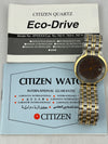 NOS Citizen Eco-Drive Solar Quartz mit Originalband und Handbuch