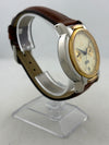 Chronographe Poljot à remontage manuel, acier/or, avec date