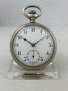 Taschenuhr Handaufzug mit Nickel-Gehäuse