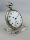 Taschenuhr Handaufzug 51mm mit Nickel-Gehäuse