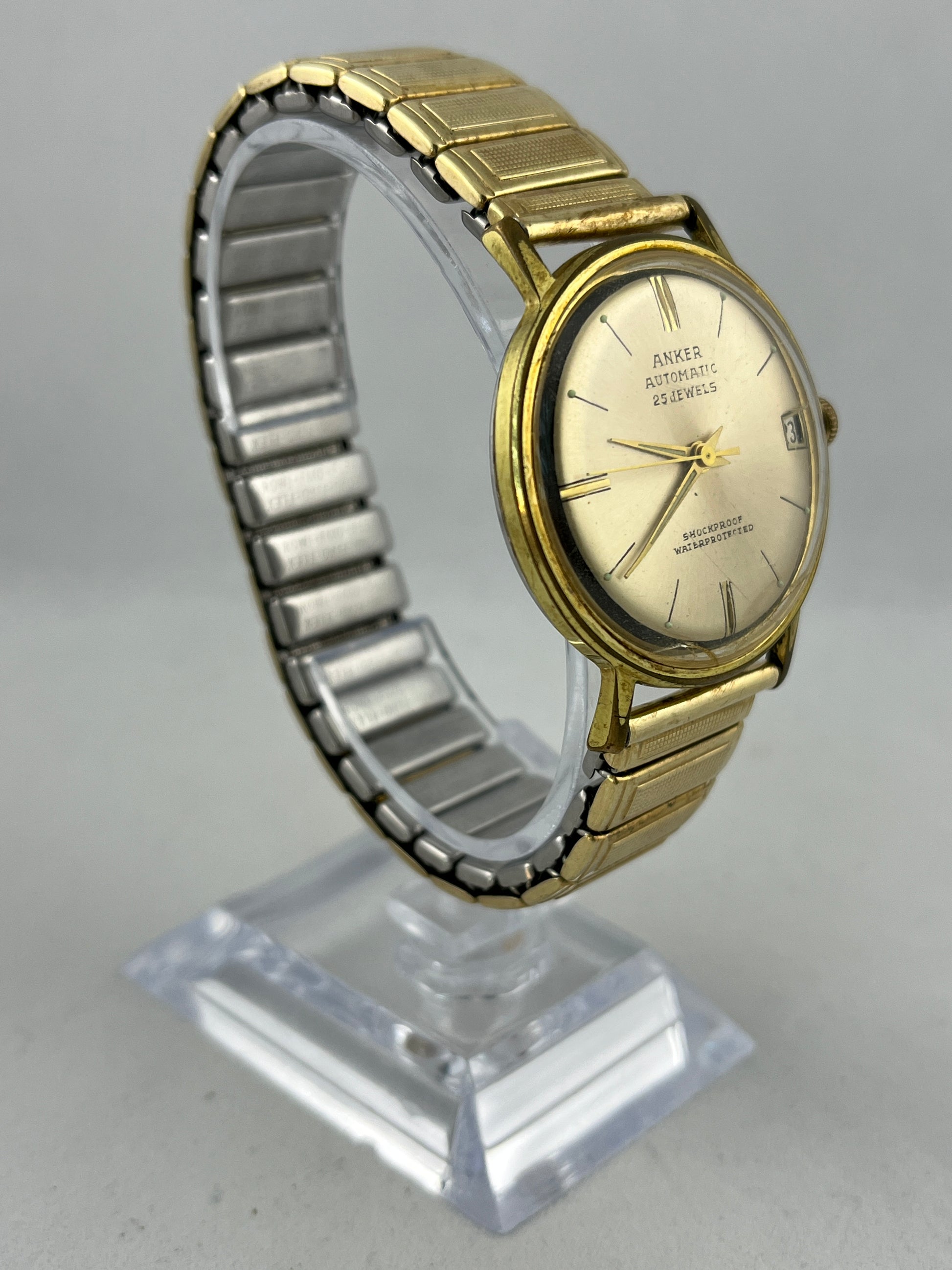 Herren Armbanduhr Anker Automatik Uhr Anker Automatic Alte Anker