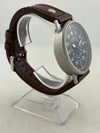 Montre d'aviateur Laco 42 mm à remontage manuel, mouvement Unitas 6498, avec fond en verre