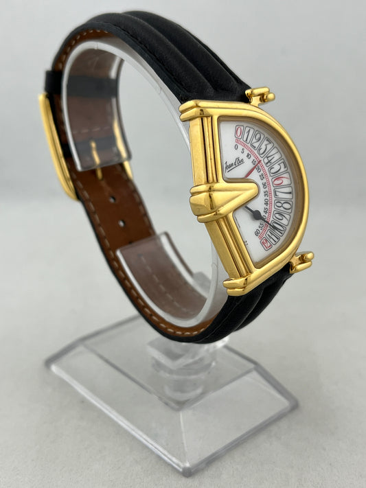 Nouveau Jean D'Eve Sectora Retrograde Jump Hour Quartz avec étui