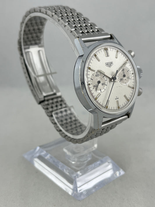 Heuer 7721 Chronographe à remontage manuel Valjoux 7730 Révision 08/24