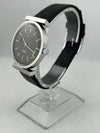 ESC Dresswatch à remontage manuel en argent 0,835 avec bracelet en cuir
