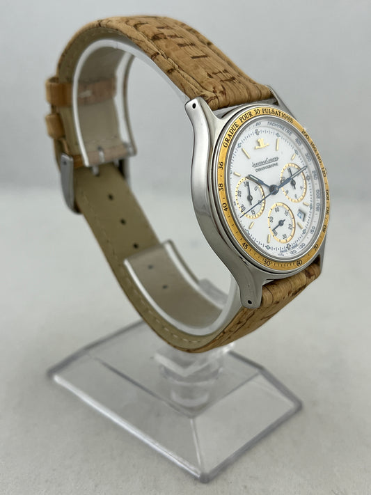 NOS Jaeger-LeCoultre Heraion Quartz Chronograph with box