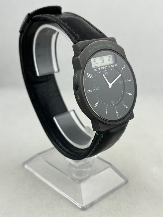 Funkuhr Junghans Mega Ana-Digi Quartz Day & Date, mit Box