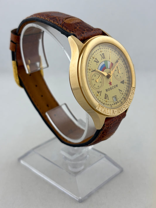 Poljot Italia Russia '93 Handaufzug Chronograph Kal. 3133