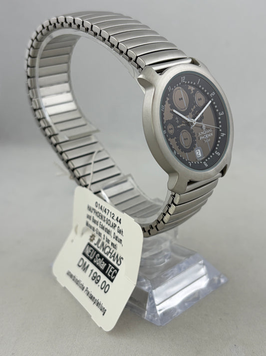NOS Junghans Phoenix Solar Quartz mit Datum, in Box