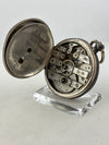 Pocket watch Fabriques Reunies Savonette key-wound in 0.875 silver