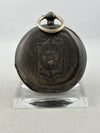 Pocket watch Fabriques Reunies Savonette key-wound in 0.875 silver